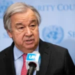 آنتونیو گوترش (António Guterres) – دبیرکل سازمان ملل متحد